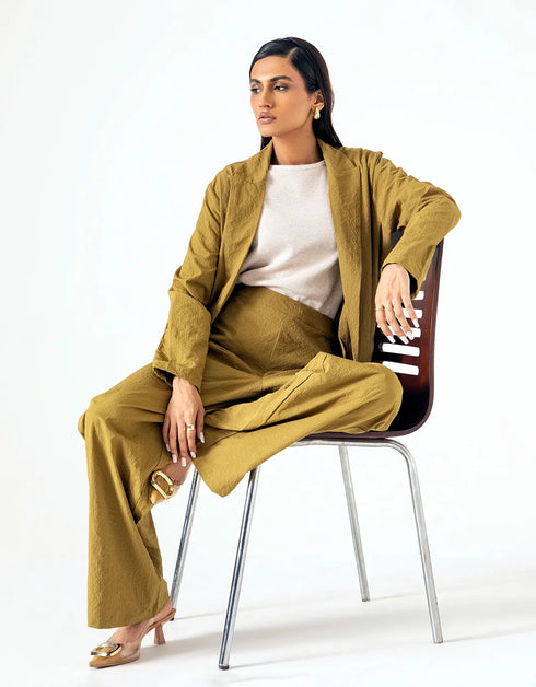 OVERSIZED TEXTURED BLAZER